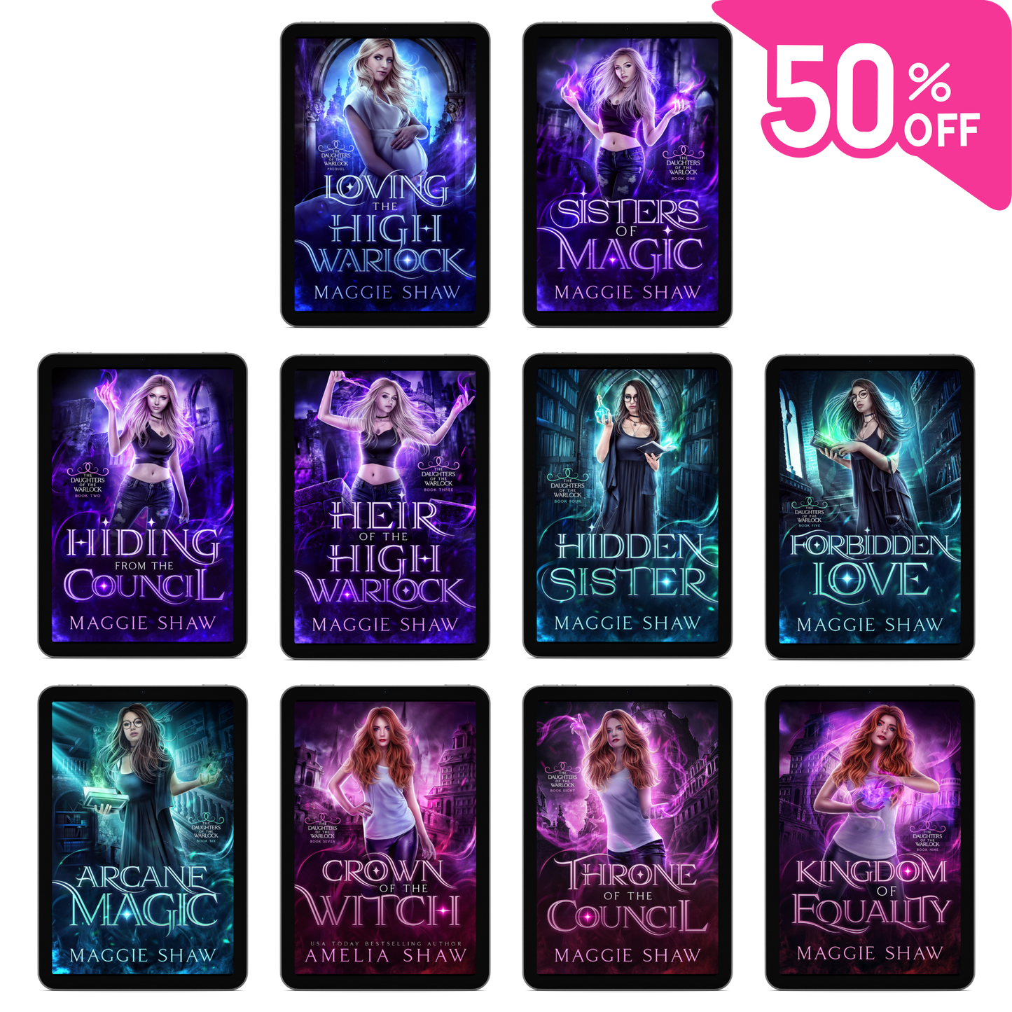 Daughters of the Warlock - Ava's Coven paperback: Books 1-3