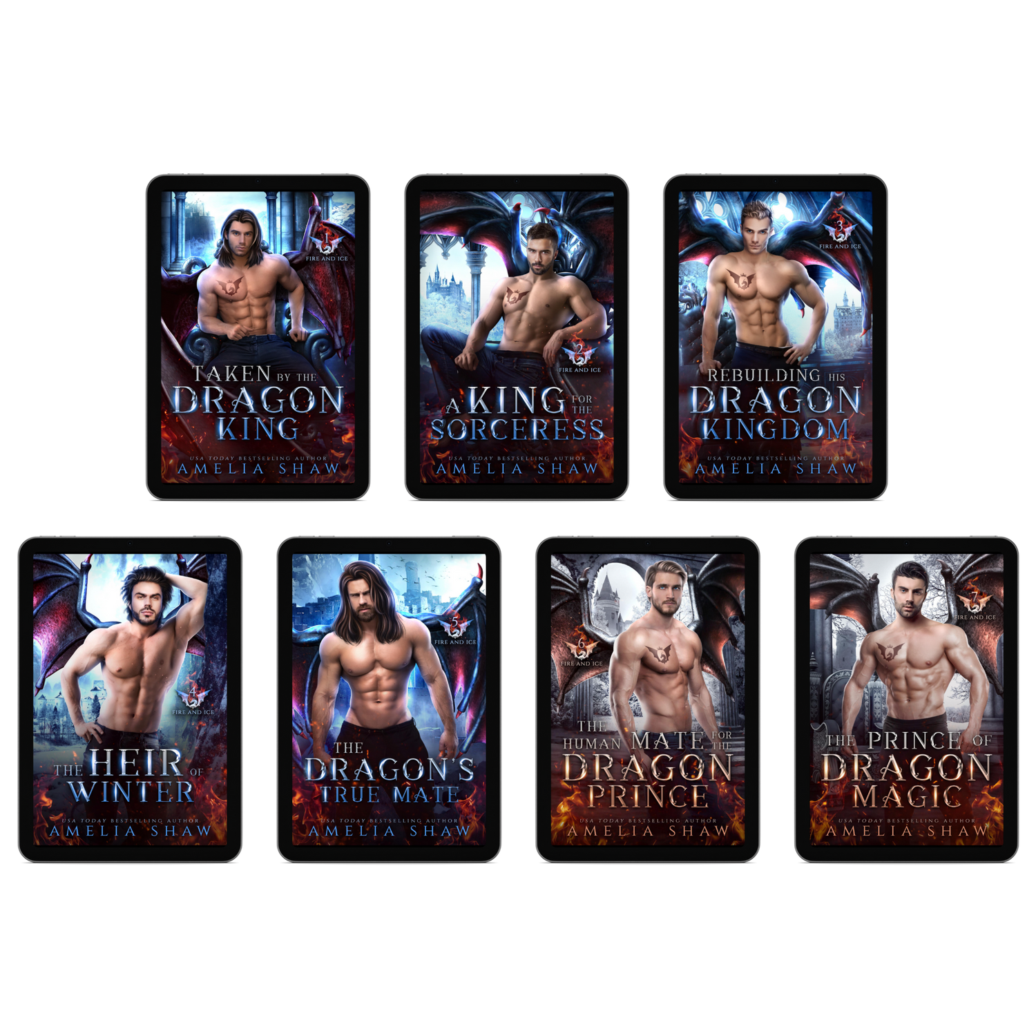 The Dragon Kings of Fire and Ice